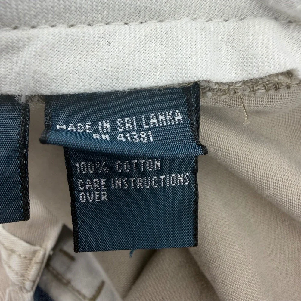 Polo Ralph Lauren Chino Pants Mens 52x32 Tan Khaki Classic Fit Cotton Twill‎